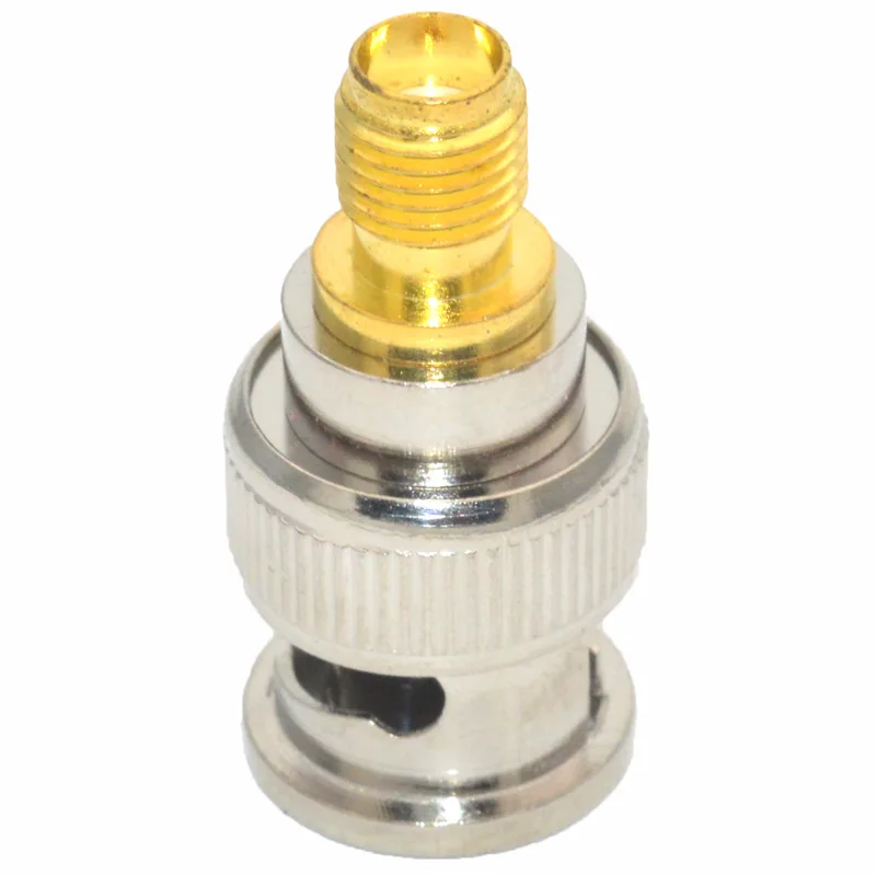 1pc bnc männlich zu sma weiblich adapter rf koax koaxial stecker sma/BNC-KJ SMA-K/BNC-J walkie-talkie antenne anschlüsse – Detail 4
