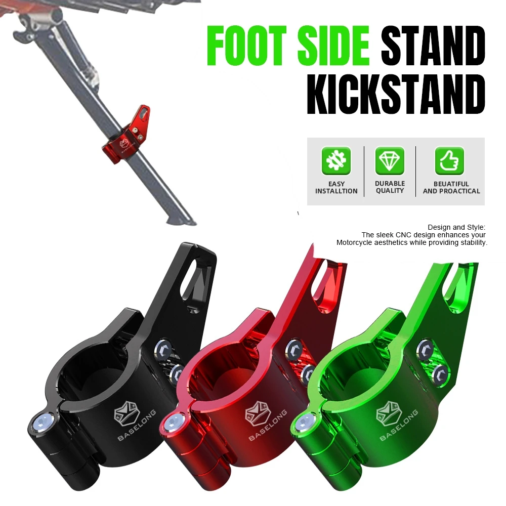 

FOR KAWASAKI KLR650 KX60 KX60 KX250X Suzuki DR650/SE/SEM Motorcycle Foot Side Stand Extension Pad Kickstand Kick Stand Plate