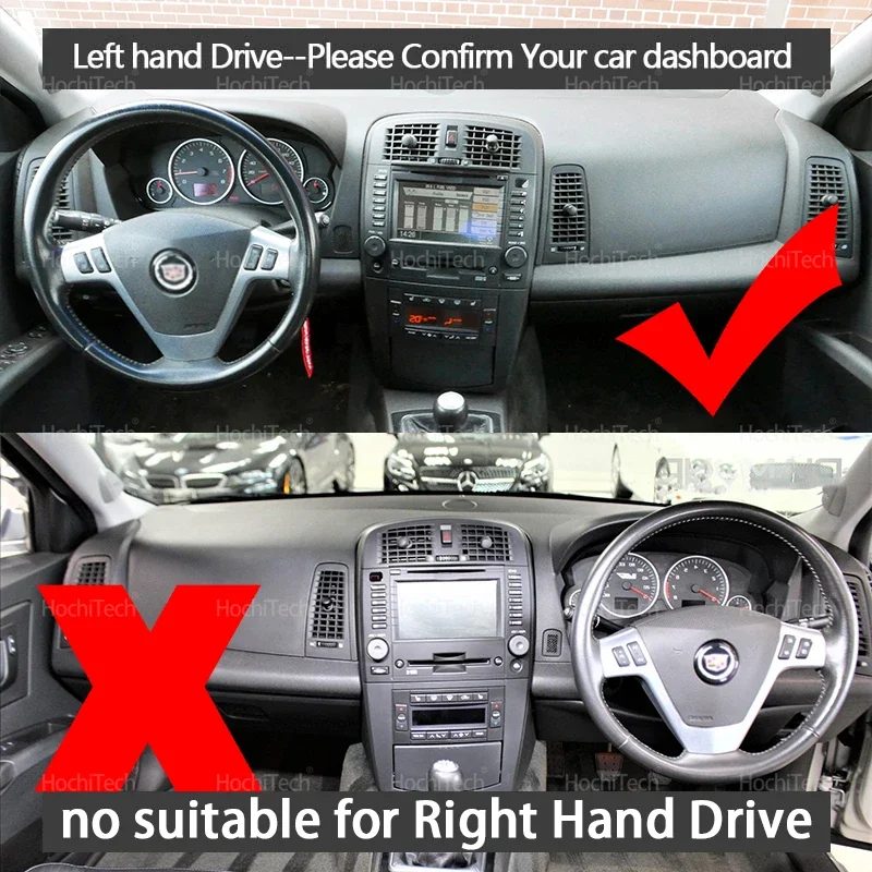 Car Dashboard Cover Dash Mat for Cadillac CTS 2003-2007 Pad Sunshade Cushion Sunshield Nonslip Anti-UV Accessories - view 2