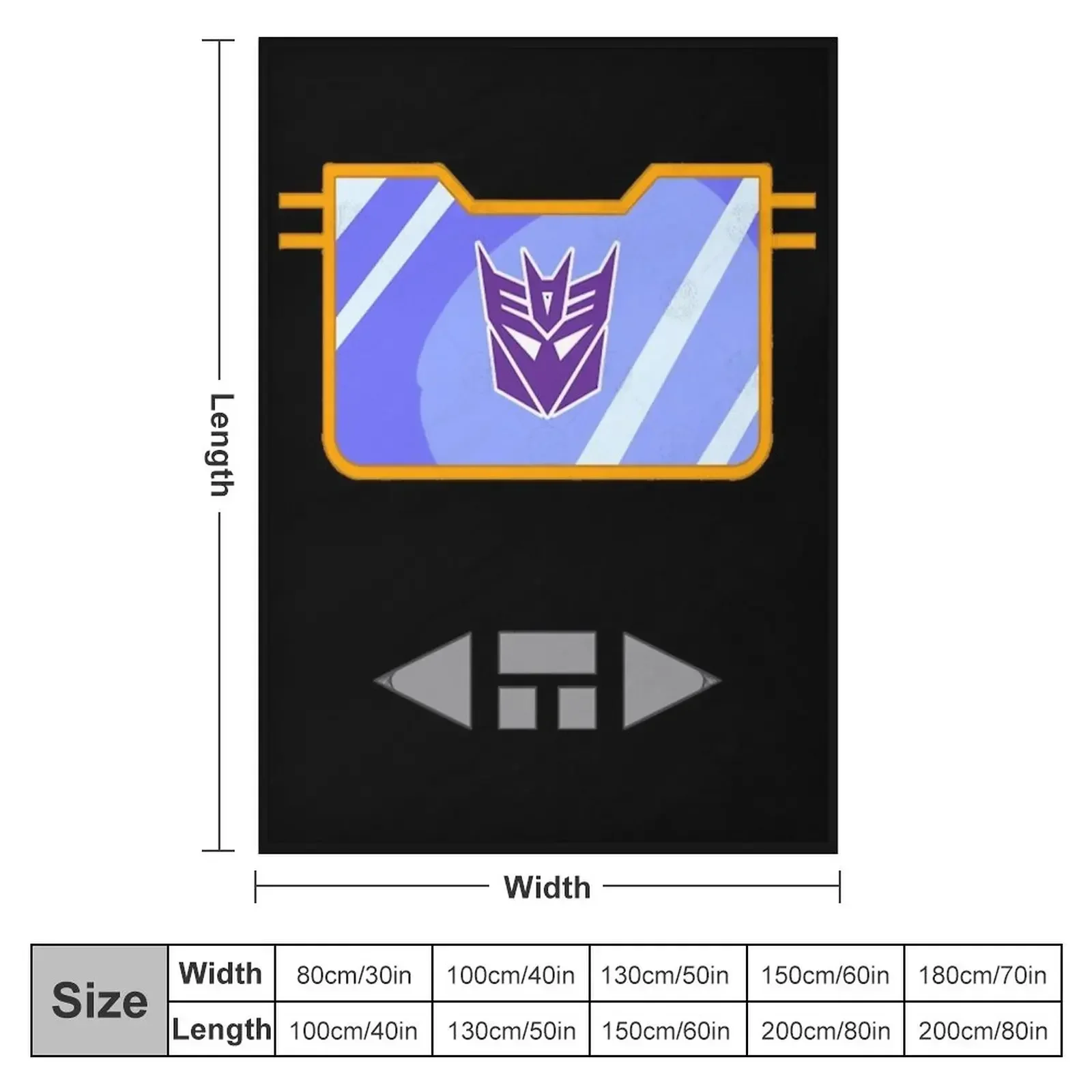 Soundwave Throw Blanket Stuffeds warm winter Blankets