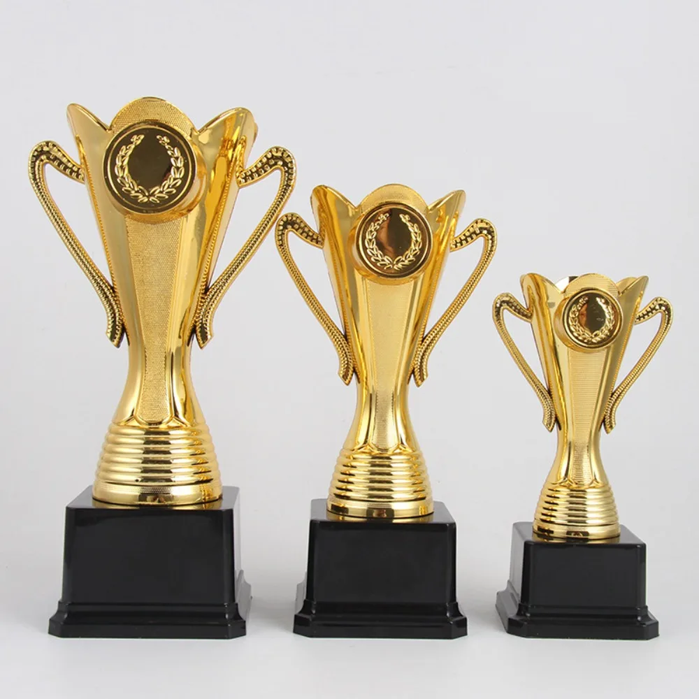 18/21/25cm Trophy Awards Plastic Model Children's Small Prize Cup School Rewarding Supply Competition Soccer Craft Souvenirs