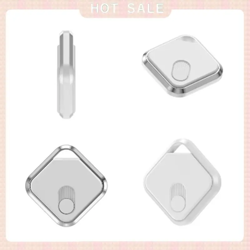 24-Hour Delivery 1 Piece Long Distance Smart Tag GPS Tracker Keys Finder Plastic+Metal For Air Tag Works With IOS Find My (C)