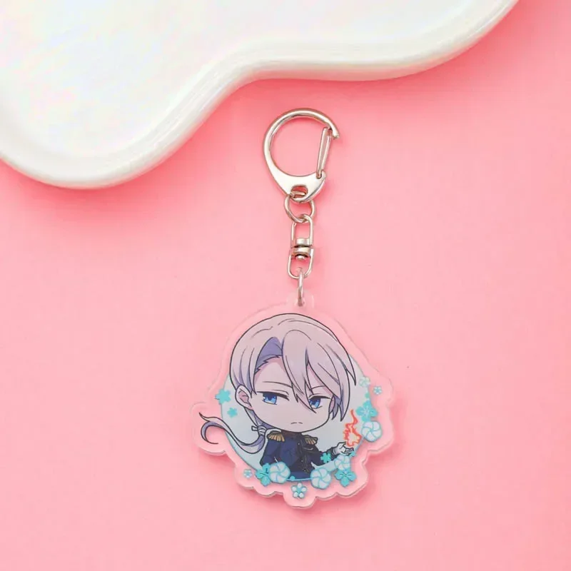 Anime My Happy Marriage Acrylic Keychain Accessaries Cartoon Funny Pendant Cute Creative Bag Charm Car Keyring Friends Fans Gift