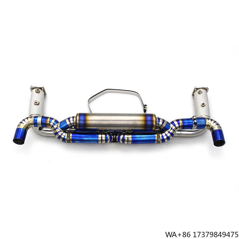 

ODM Exhaust System for Porsche 911 991.2 Turbo S 3.8T 2017-2019 Free Flow SUS304 Pipe Downpipe Titanium Catback Exhaust Muffler