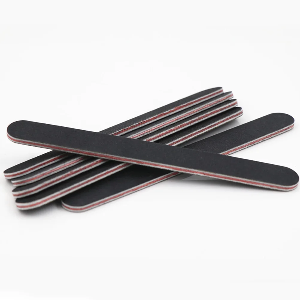 

12pcs Nail File Set Professional Manicure Pedicure Tools For Natural Acrylic Fake Nails With Rough Grit Buffing Sanding Blocks