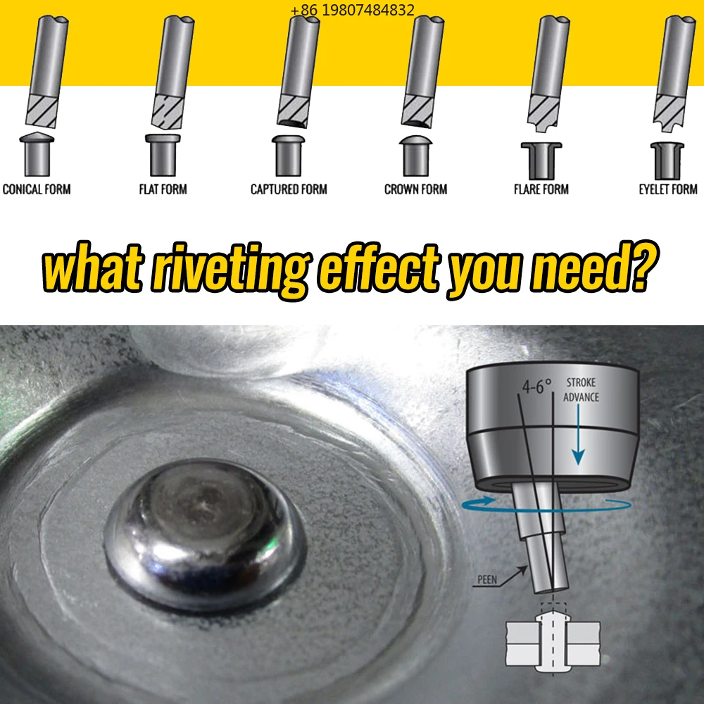 Rebitadeira Pneumática Orbital Hidráulica Rotativa