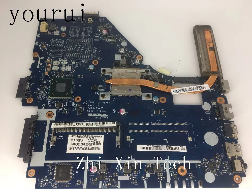 yourui For ACER Aspire E1-570 E1-570G Series Laptop Motherboard  Z5WE1 LA-9535P  With 2117u CPU  NBMEQ11002 full test