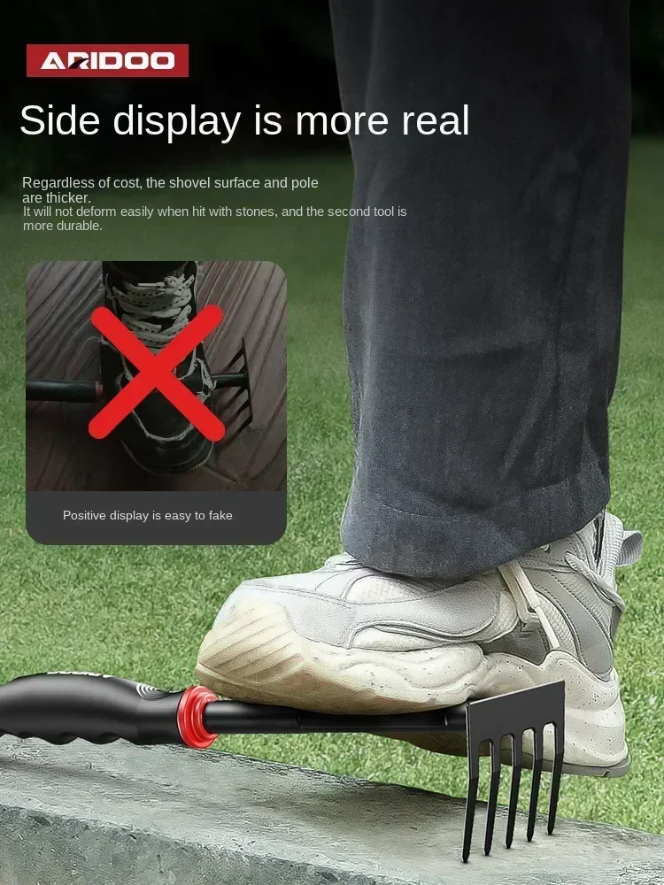 Complete Gardening Set - 3pcs Hand Shovel, Spade and Rake Kit for Indoor and Outdoor Use