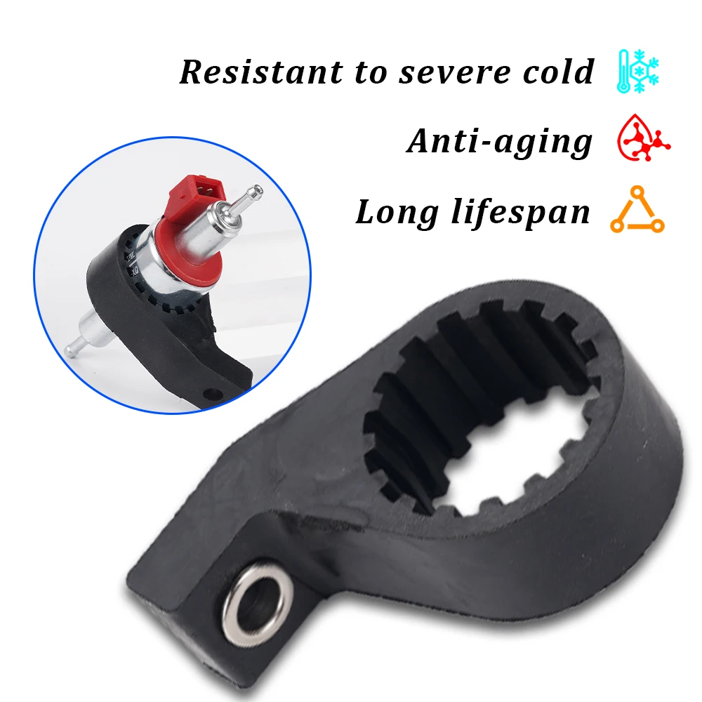 1/2Pcs 12V 24V Parking Heater Oil Pump Clamp Rubber Shock-Absorbing Bracket Cold-Resistant For Car RV Truck Boat Universal