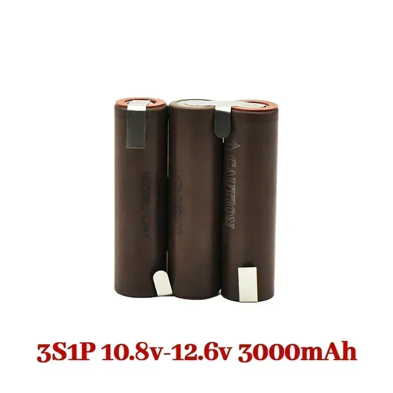 Új 18650 HG2 3000mah 6000mah 20amps 3S 4S 5S 6S 8S 7.4V 12.6V 14.8V 18V 25.2V 29.6V számára Csavarhúzó Ketrecek Hegeszt Tettlegesség Pakli