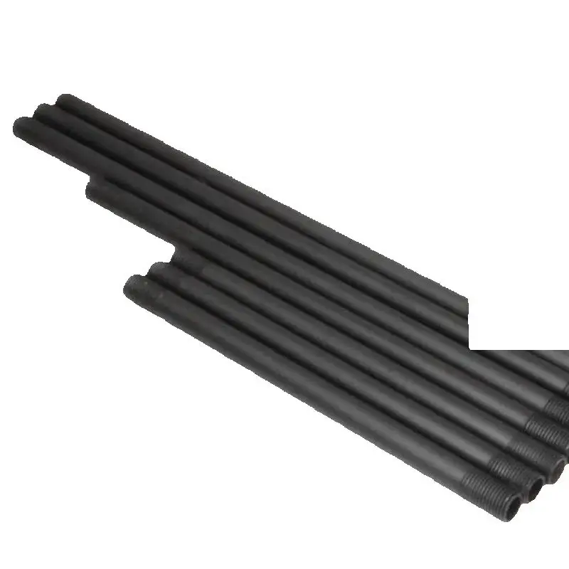 

4PCS Black color 2 x M10 outer tooth tube, Straight tube Diameter 9.3mm
