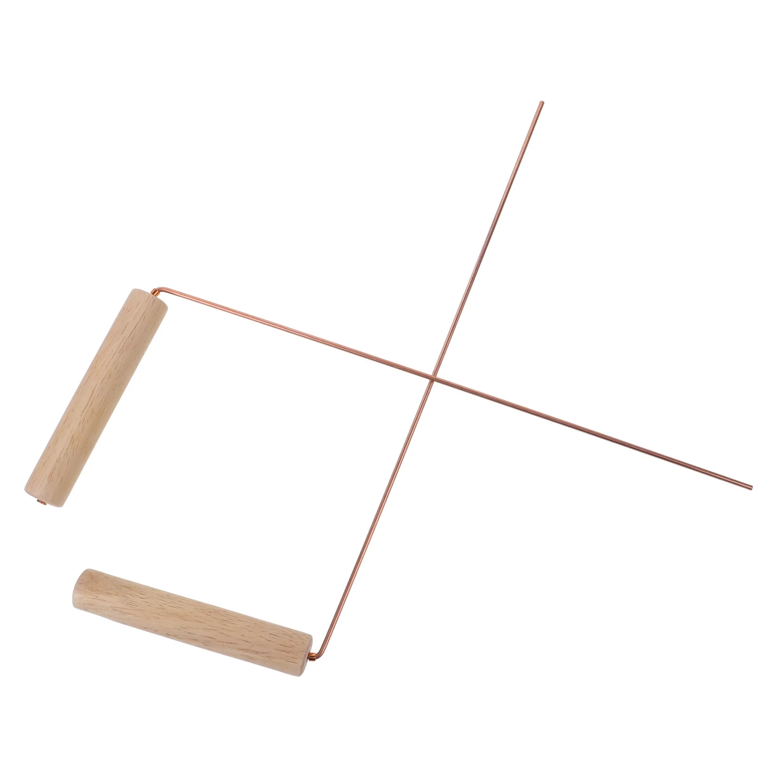 

2pcs Brass Dowsing Rods Sturdy Long Detection Tools For Water Finding Outdoor Camping Portable Divining Rods Probe Kit