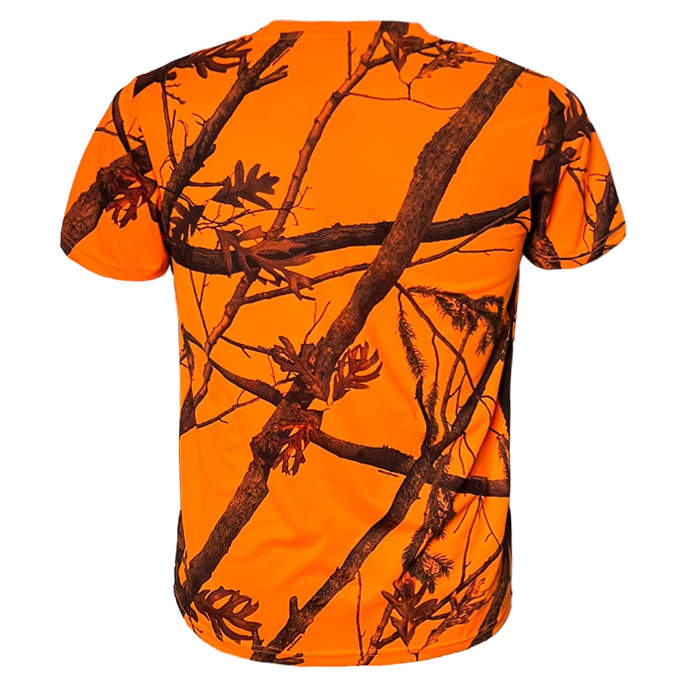 KOEP Camouflage T-shirt Outdoor Quick Drying Hiking T-Shirts Mens Hunting CAMO Camping Shirts Clothing