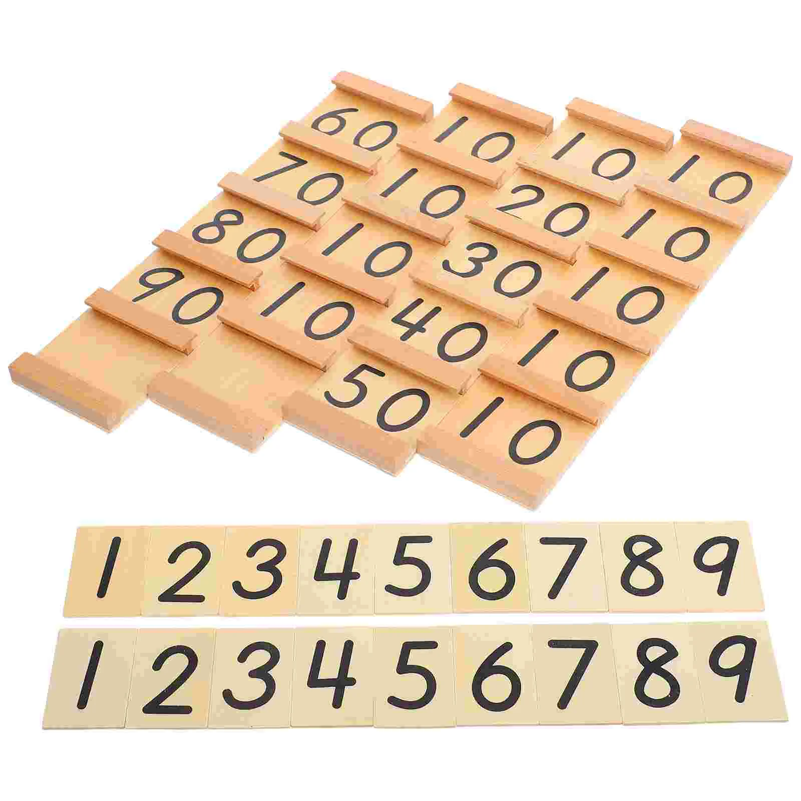 Math Toys Color Beads Bar for Kids Educational Wooden Mathematics Teaching Aids