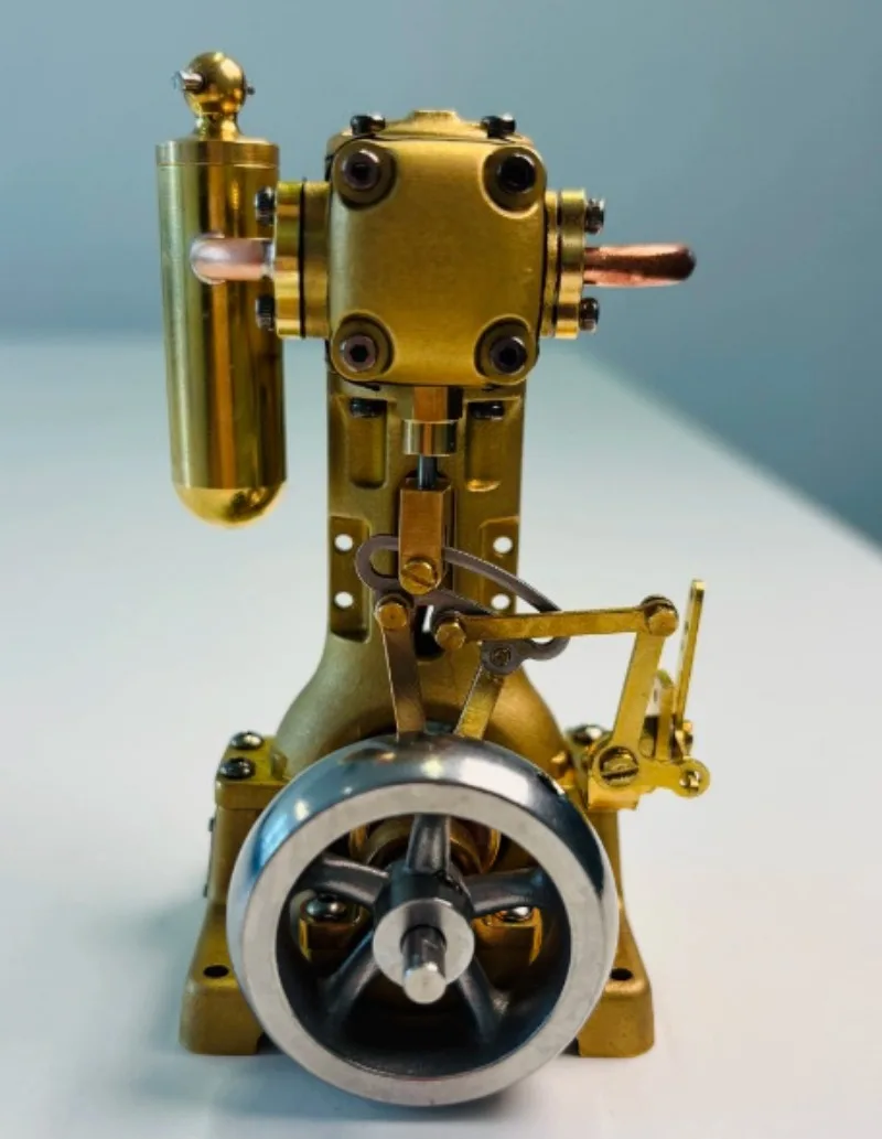 Retro metal engine model kit for desktop decoration