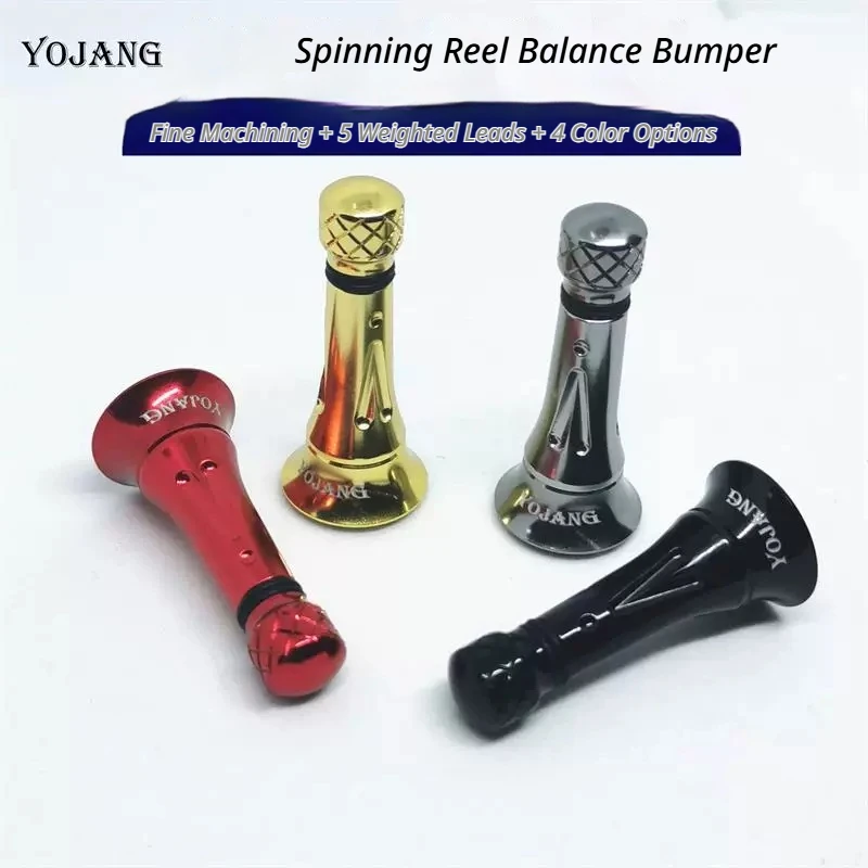 Qituo Yojang Spinning Reel Balance Rod Full Metal Anti Collision Modified Accessories Crank Handle Fishing Tackle For Anglers