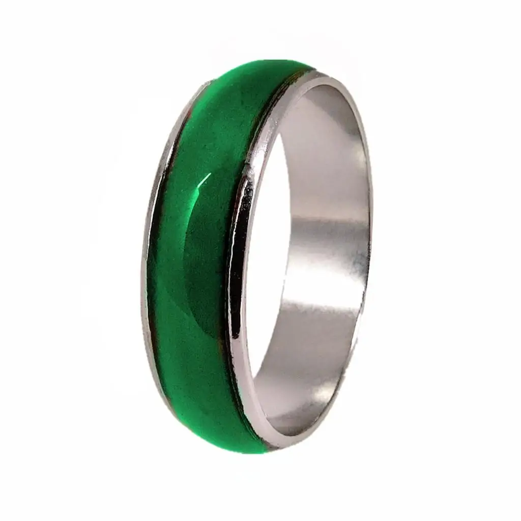 Mood Ring Color Change Alloy Band Emotional Ring Adjustable Gift Jewelry for Women Party