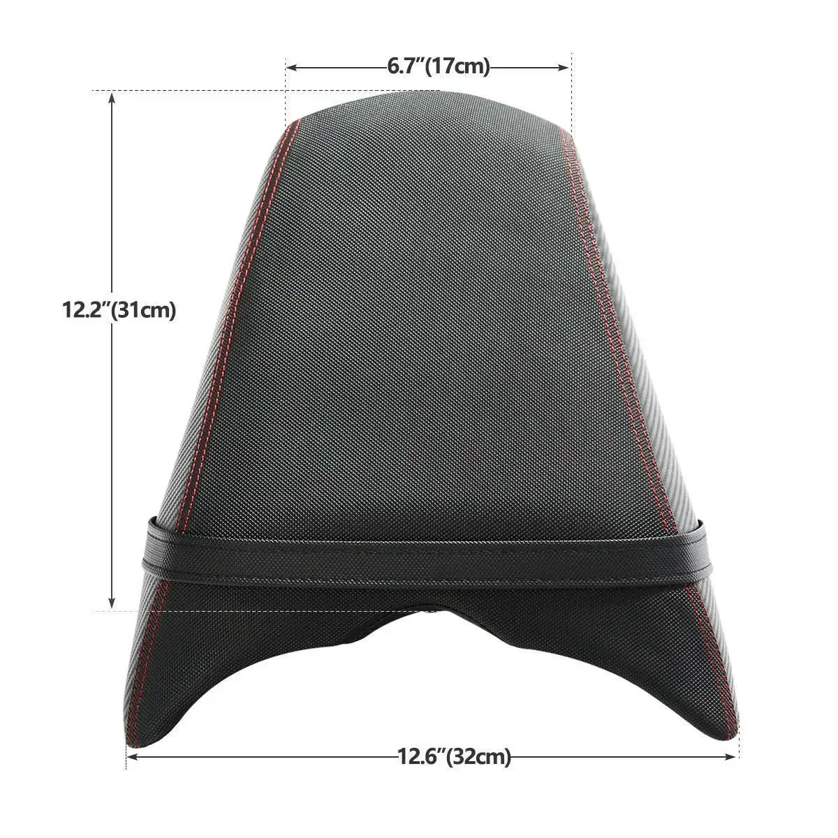 Asiento trasero de motocicleta, pasajero de cuero Artificial para Honda CB1000RA 2018-2019