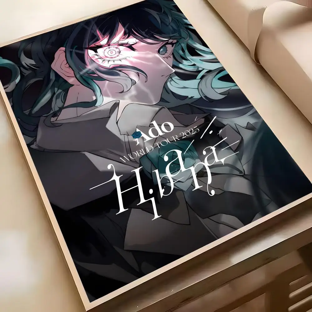 ملصق Anime A-Ado عالي الدقة لتزيين الحائط ذاتي اللصق للمنزل والمكتب وغرفة النوم وخيار أكثر مثاليًا للهدايا