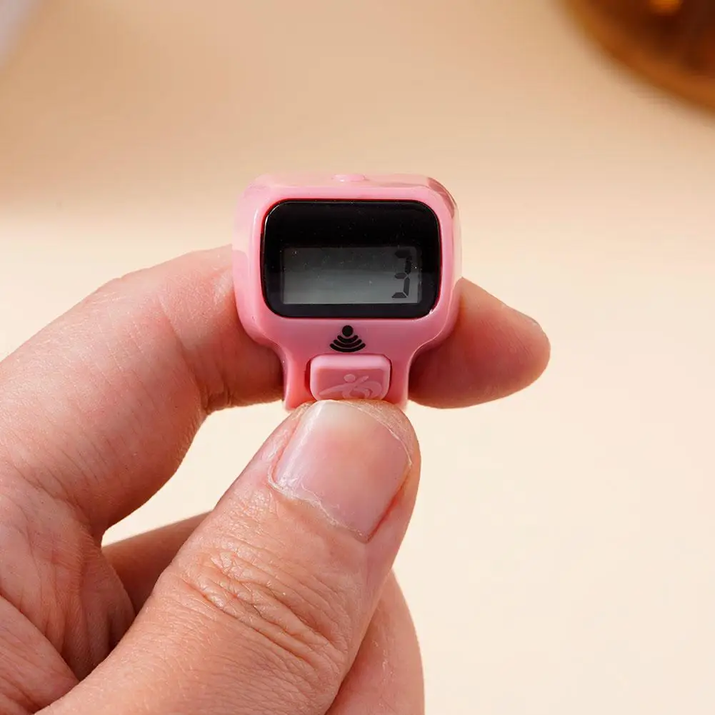 Fitness Electronic Finger Counter, Mini Digital Display Hand Tally Counter 5-Digit Number Count Clicker Resettable Clicker