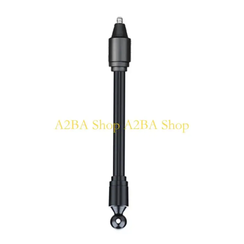 A2BA Multiple Position 17mm Ball Head Screw Adapter for Flexible Device Mounting on Selfie Sticks and Action Cameras