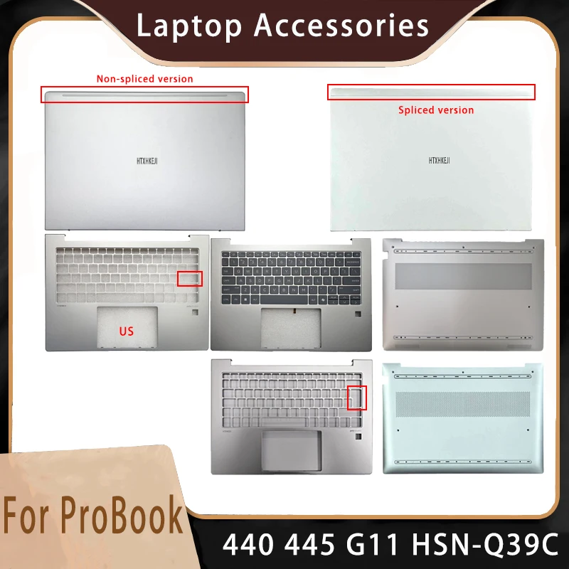 

New For HP ProBook 440 445 G11 HSN-Q39C;Optional Laptop Accessories Lcd Back Cover or US / UK Palmrest or Bottom