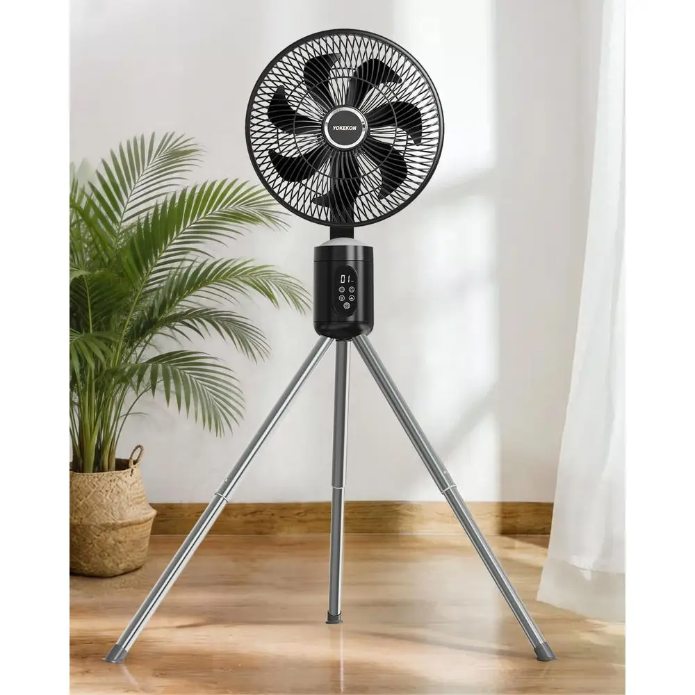 

Standing Outdoor an or Patio,12" Rechargeable CordlPedestal an,Hanging 12000mAh Battery Operated Oscillating an with Remote,Ligh