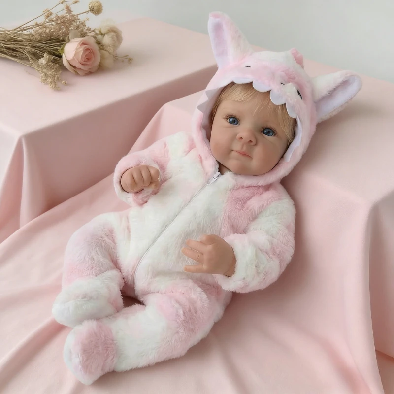 

18inch 45cm Cotton Body Girl Doll Bettie with Rooted Blonde Hair Small Doll for Girl