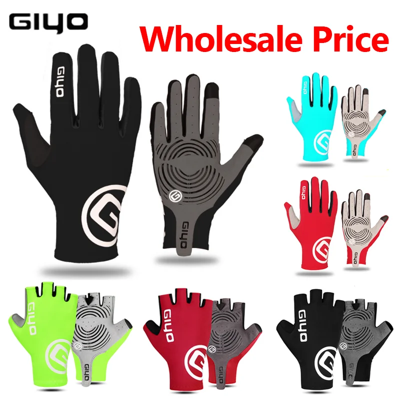 Giyo Cycling Gloves Half Finger Gel Sports Racing Bicycle Mittens Women Men Summer Road Bike Gloves