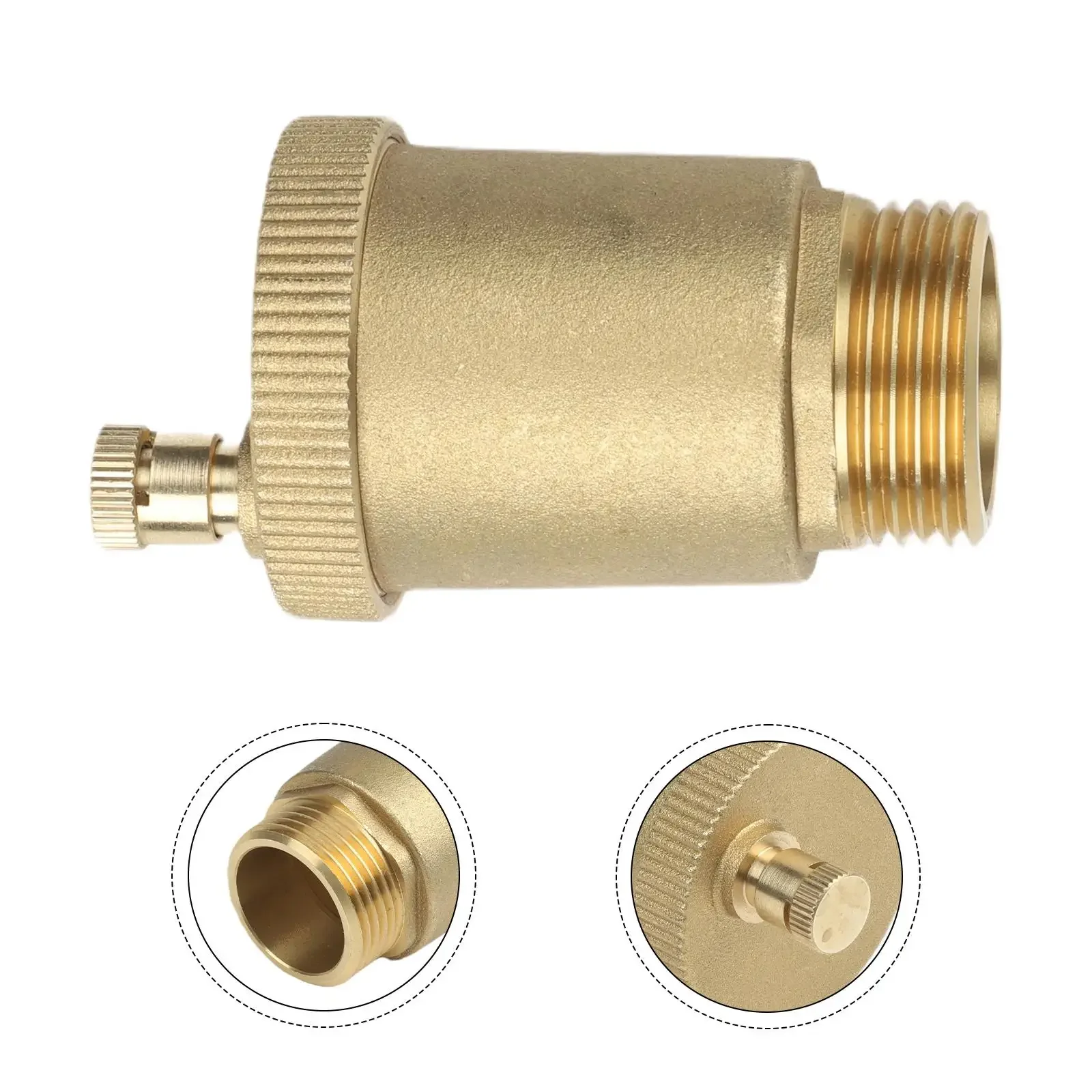 Boiler Installation Air Bleed Valve Automatic Air Removal Valve 80*50*50 Mm Bidirectional Exhaust Easy Installation