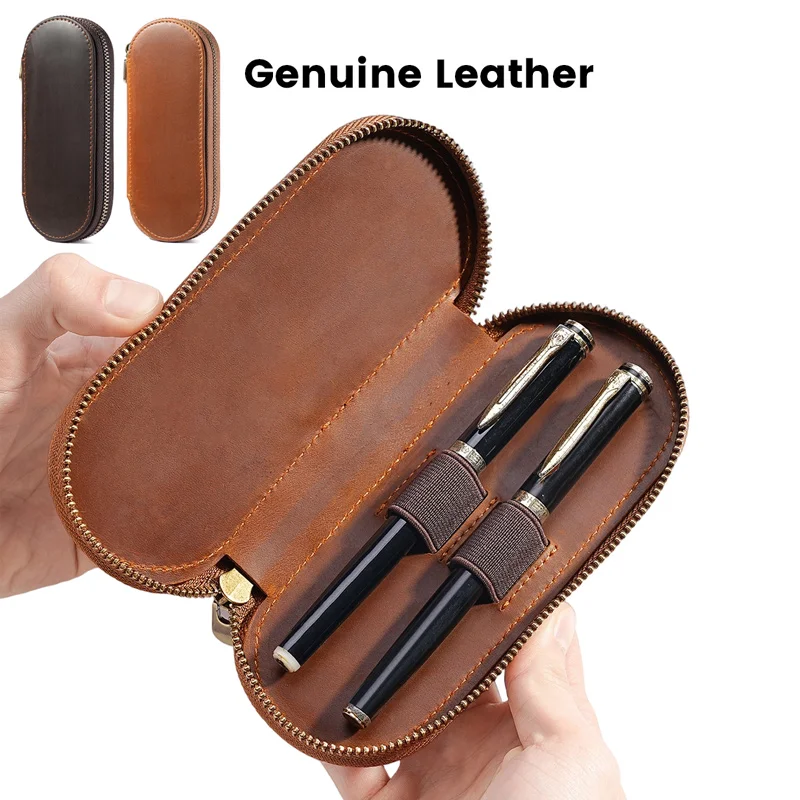 crazy-horse-genuine-leather-pen-bag-for-2-pens-handmade-slim-fountain-pen-storage-bag-retro-office-small-leather-desk-organizer