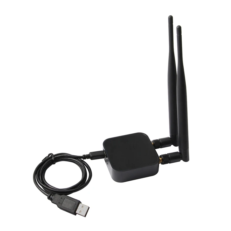 RT3572L Chipset 2.4G/ 5G Wireless Network Card Wifi Receiver Transmitter With 2 Antenna For Windows/8/10/Kali Linux