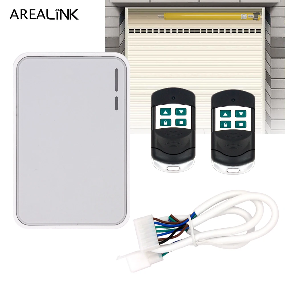 433Mhz Universal Remote Control For The Garage Door RF Switch Transmitter Receiver Rolling Shutter Tubular Motor Home Assistant