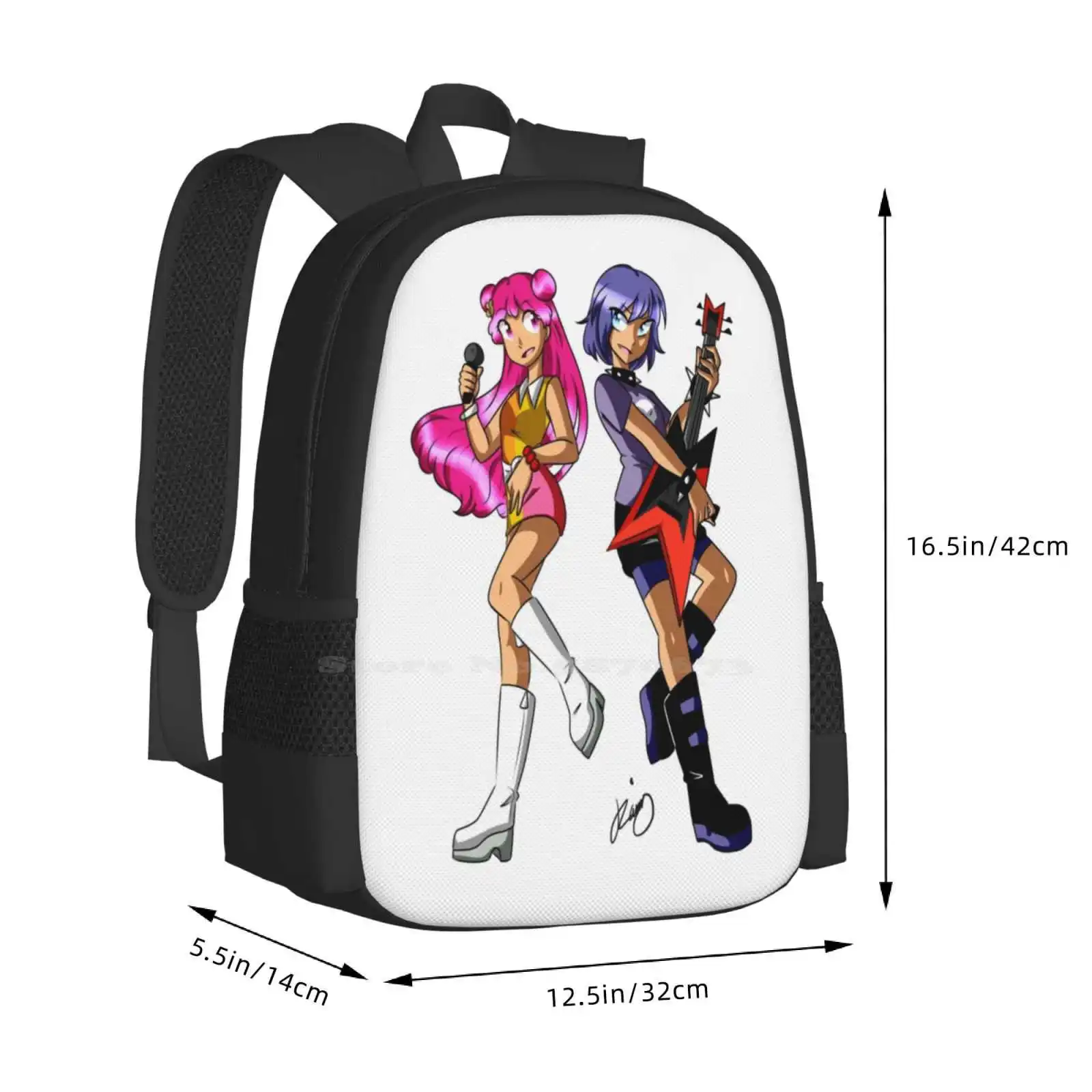 Tas Laptop desain pola Puffy Ami Yumi tas sekolah Travel Hi Puffy Ami Yumi kartun lama