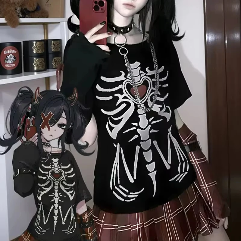 NEEDY GIRL OVERDOSE Oversized Unisex T-shirt Streetwear Trendy Cotton New Model personality Clothes Y2k Short Couples Breathable