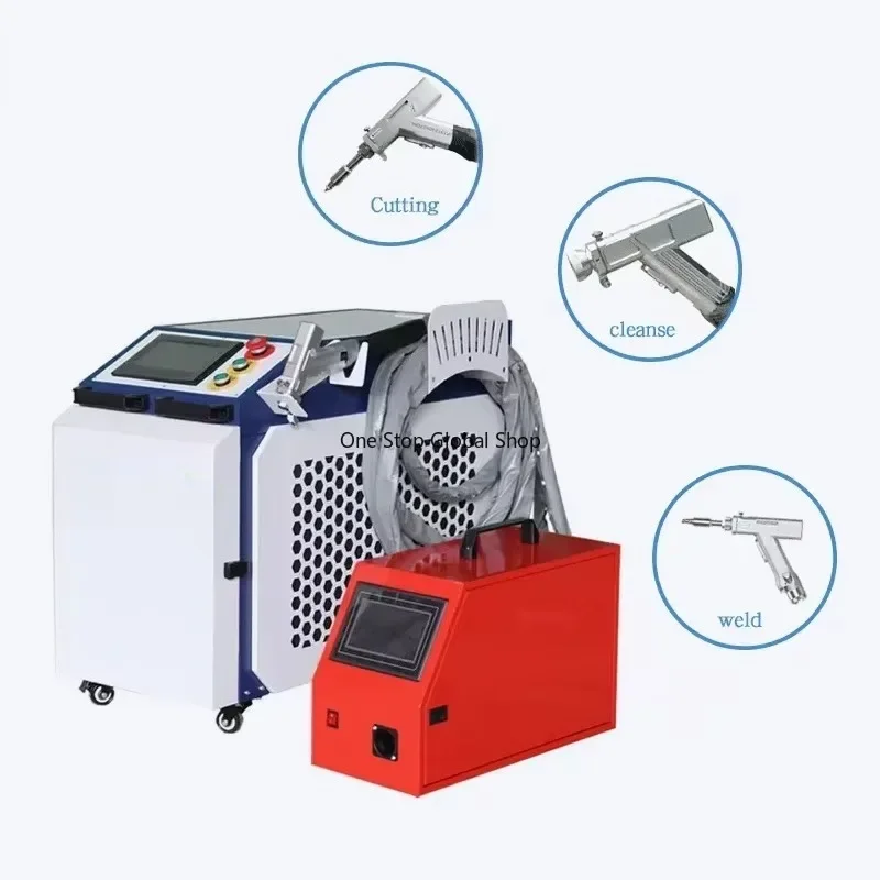 Handheld SUP20S Fiber Laser Welding Head with Controller Wire Feeder-Comprehensive Laser Kit