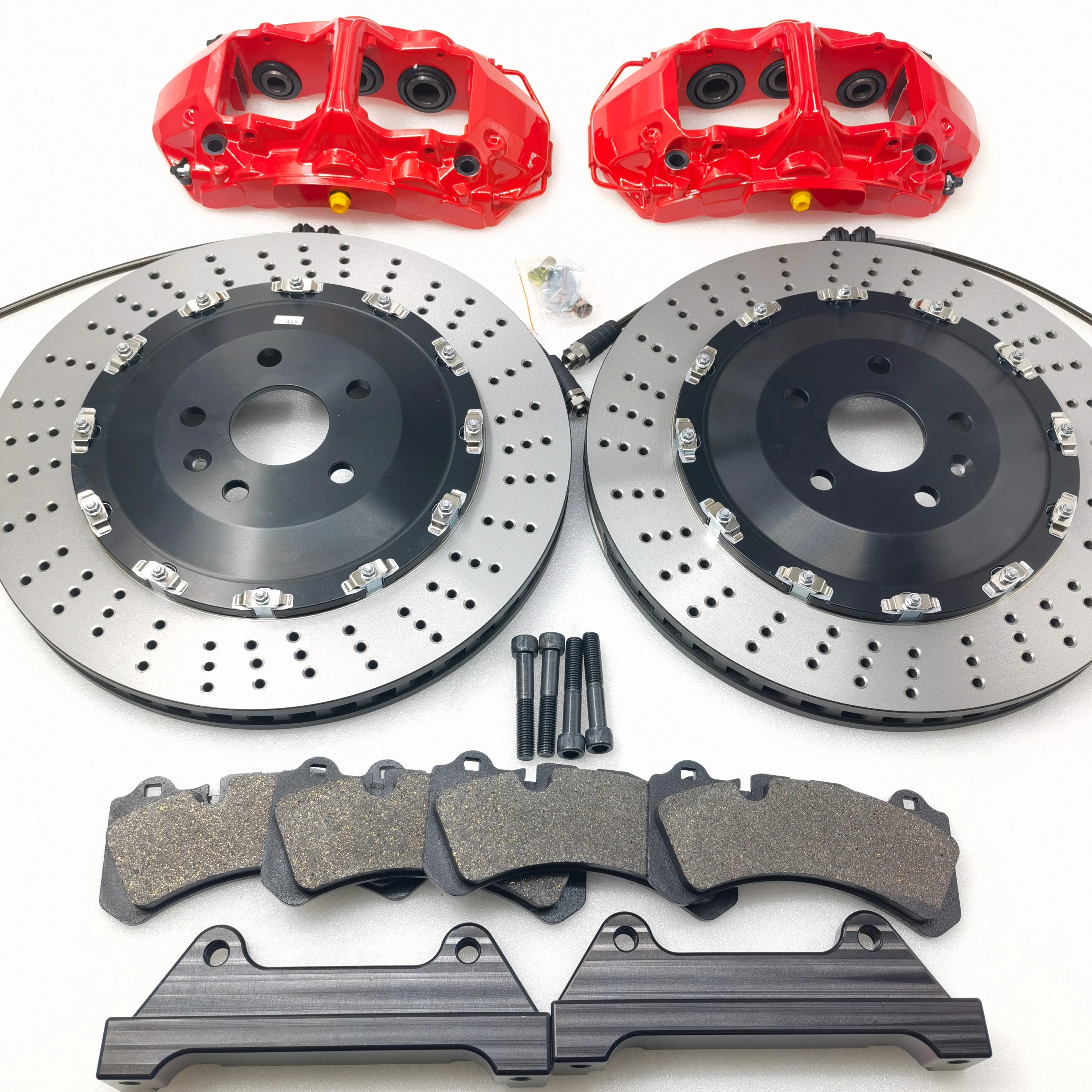 Jekit Big Brake System 405x34mm Hole Disc Kit For 2009 cadillac Escalade Front Rim 20