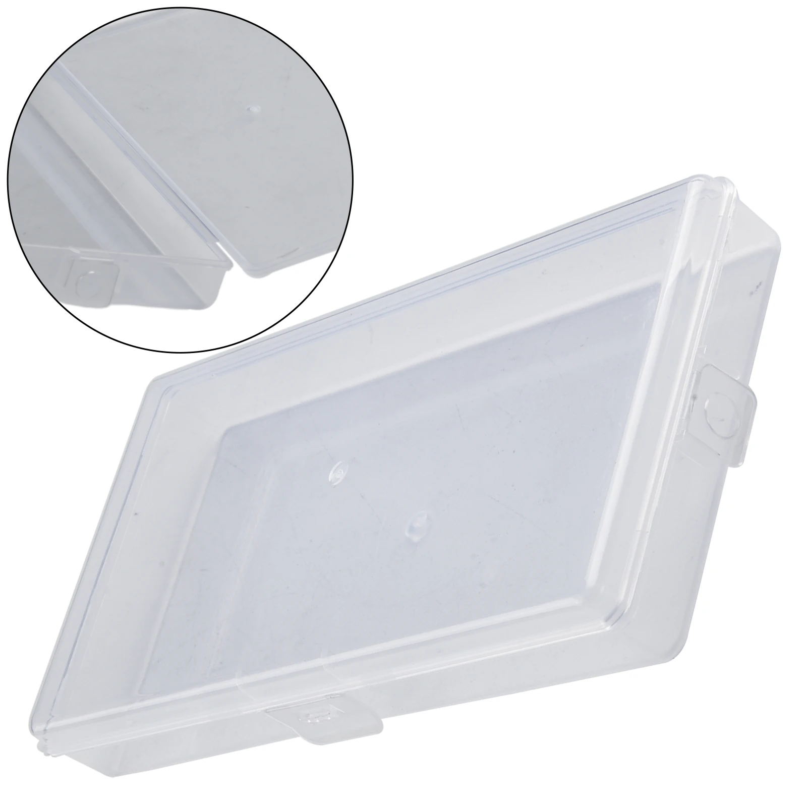 3 stücke 14,8x7,8x1,8 cm transparent pp DIY Rechteck Aufbewahrung sbox Schmuck Schrauben halter Fall Organizer für die Aufbewahrung von Ohrringen Halsketten