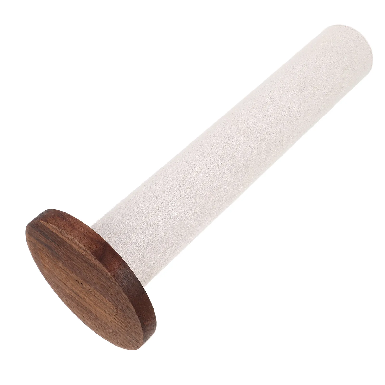 

Держатель для резинок для волос из орехового дерева с гладкой поверхностью, органайзер для аксессуаров для волос, подставка для демонстрации украшений, браслетов, резинок для волос