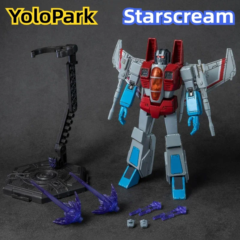 

In Stock Yolopark Transformers AMK PRO Starscream G1 Model Toy Action Figure Collection Hobby Toy Gift