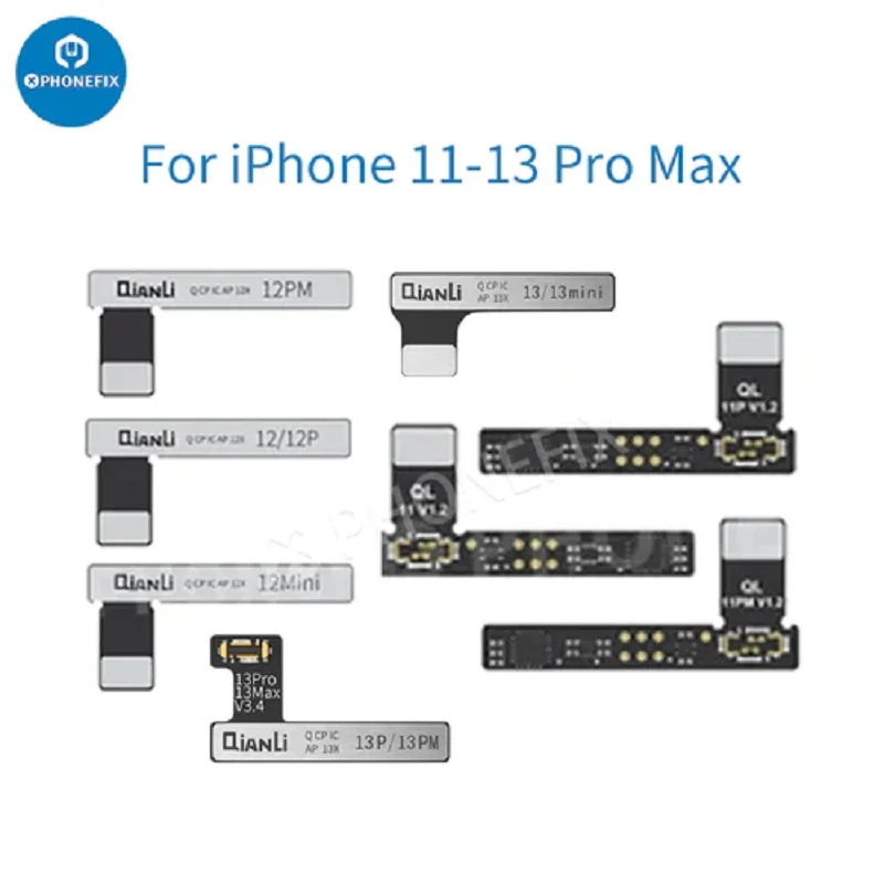 Qianli Battery Flex Cable iCopy Plus/Apollo FPC External Cable for iPhone 11-14 Battery Corrector Error Health Warning Removeing