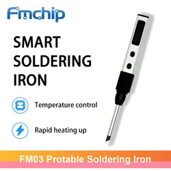 FM03 Smart Electric Soldering Iron PD Welding Equipment Electric Station Machine Solder Cautin Sting Repair Welder Tools T65 Tip