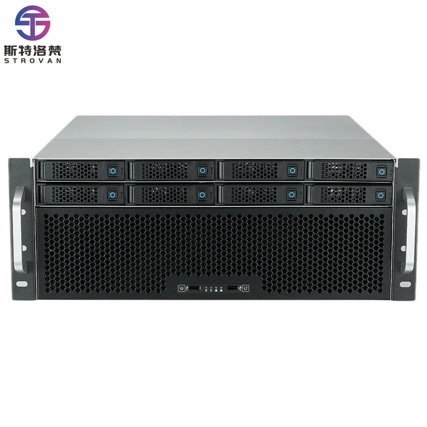 4U Server Rack case Server case Computer Server Chassis IPC Rack Mount Case with 6GB Mini-sas SFF8087 Expander Board