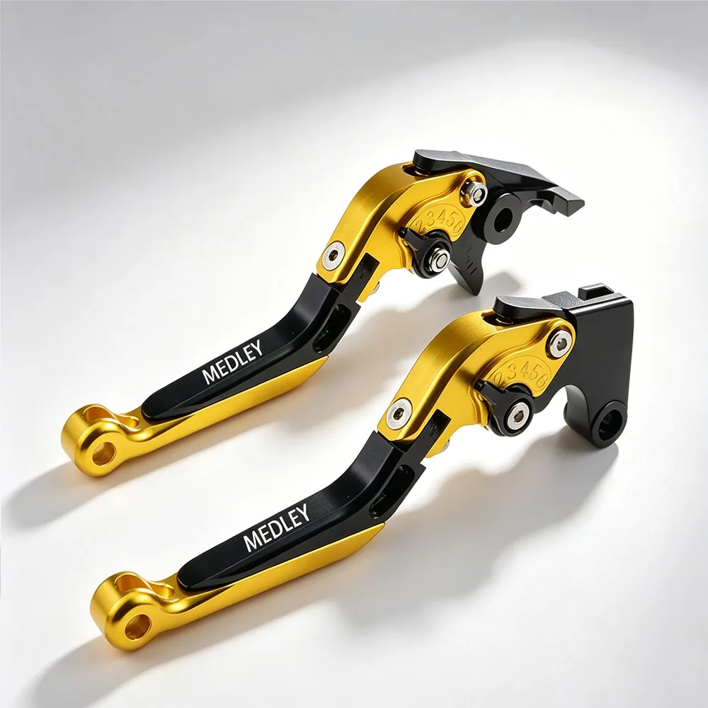 For Piaggio Medley 125 Medley125 2016-2017 Motorcycle Brake Clutch Levers CNC Aluminum Adjustable Folding Extendable Set Kit