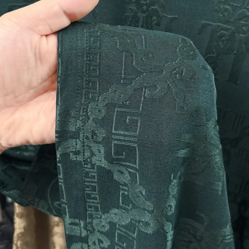 Herren Kurzarm-T-Shirts mit diskretem Jacquardmuster, Rundhalsausschnitt, lockerer Passform, knitterarm, leicht, modische Oberteile für Männer – Detail 17