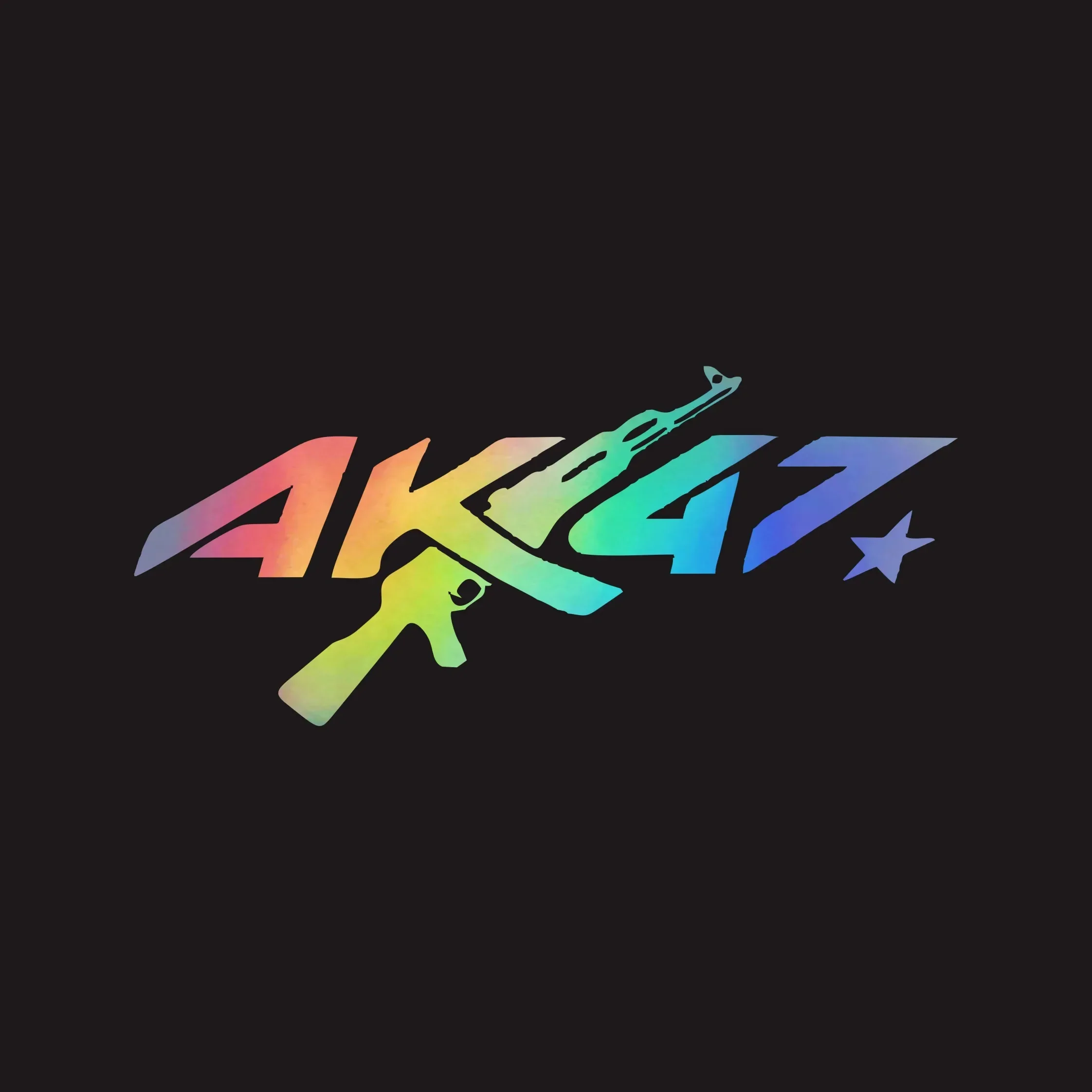 New Design 47 Car Glass Car Stickers Triangle Window Stickers AK Personality Reflective Stickers Waterproof Car Stickers, 18cm - view 5