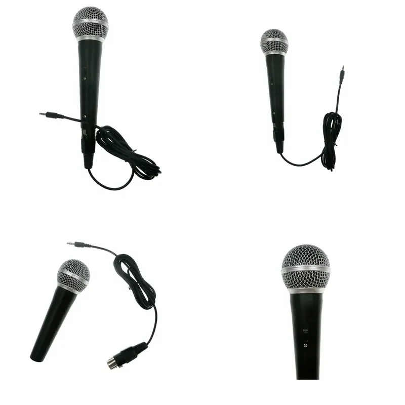 for Telephone Computer Professional Wired Portable Handheld Karaoke Microphone Studio Recording Mic