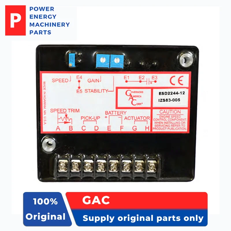 

ESD2244 12/24V Original Engine Electronic Governor Speed Controller Unit Diesel Generator Set Accessories ESD2244 12V 24V