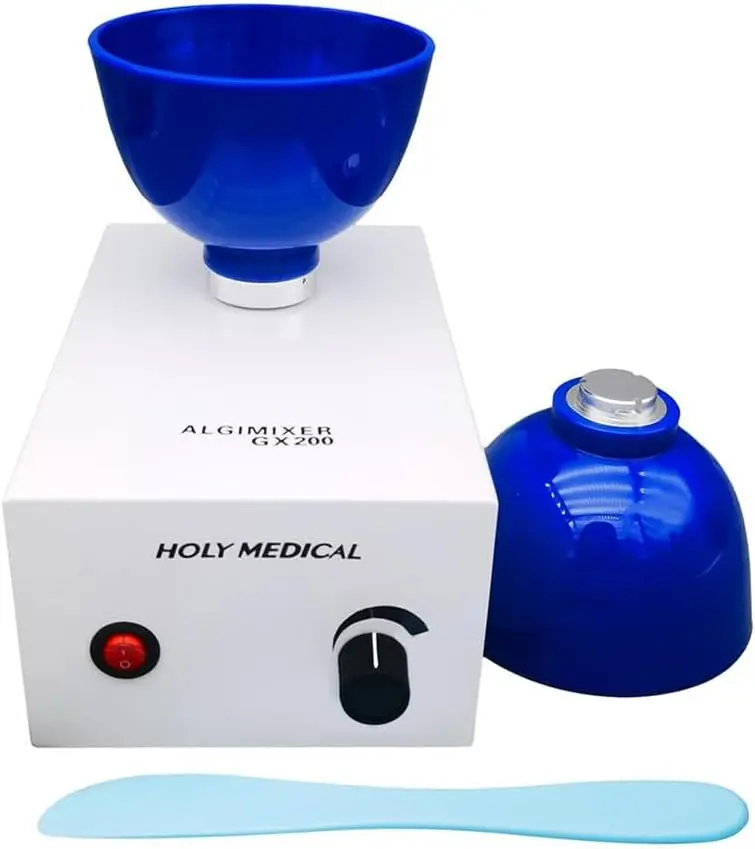 GX200 Automatic Alginate Mixer Agitator for Dental Lab Precision Impression Material Stirring Machine with Mixing Bowls