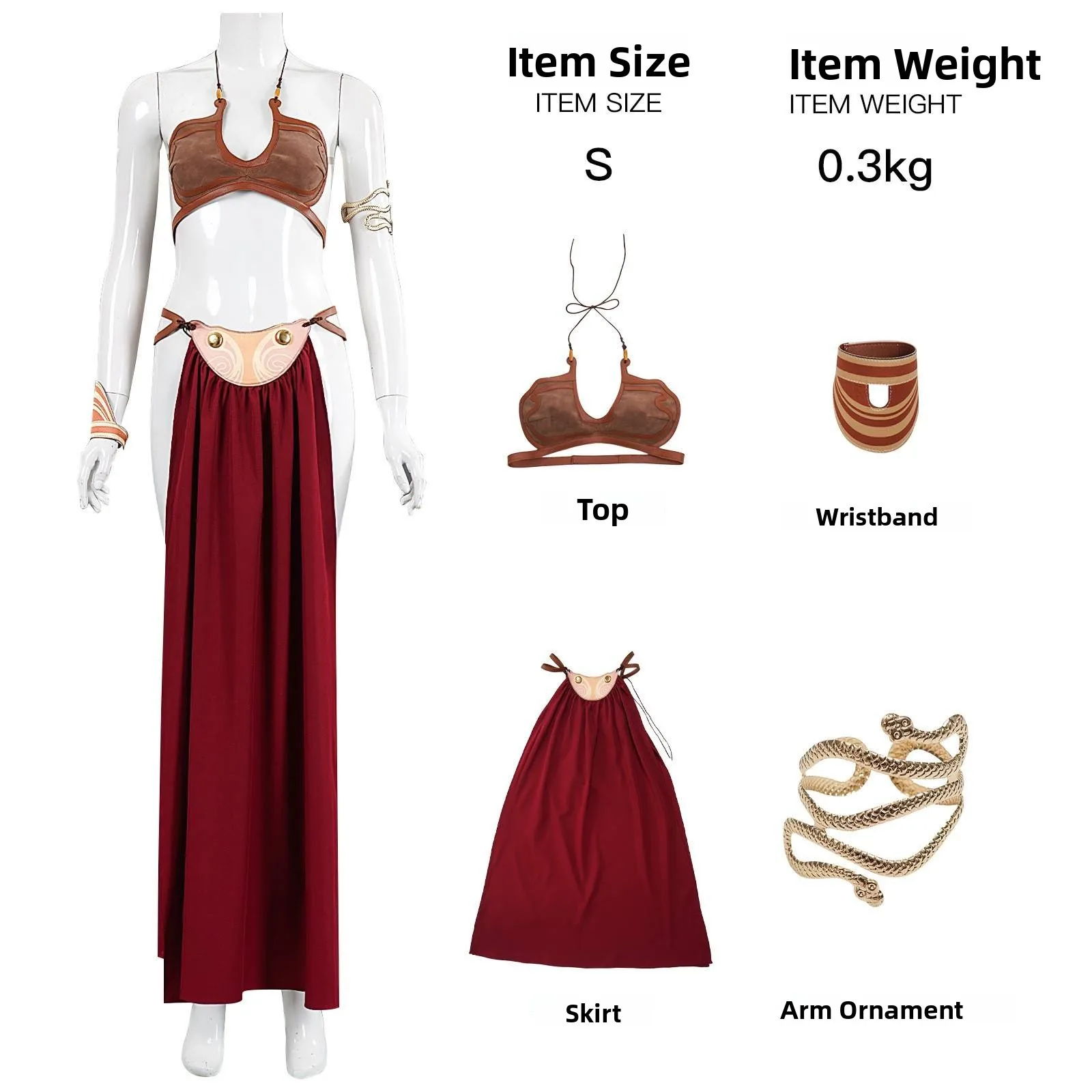 

Костюм принца Леи для косплея для взрослых, 6, костюм для Хэллоуина, сценический костюм, женский традиционный китайский костюм